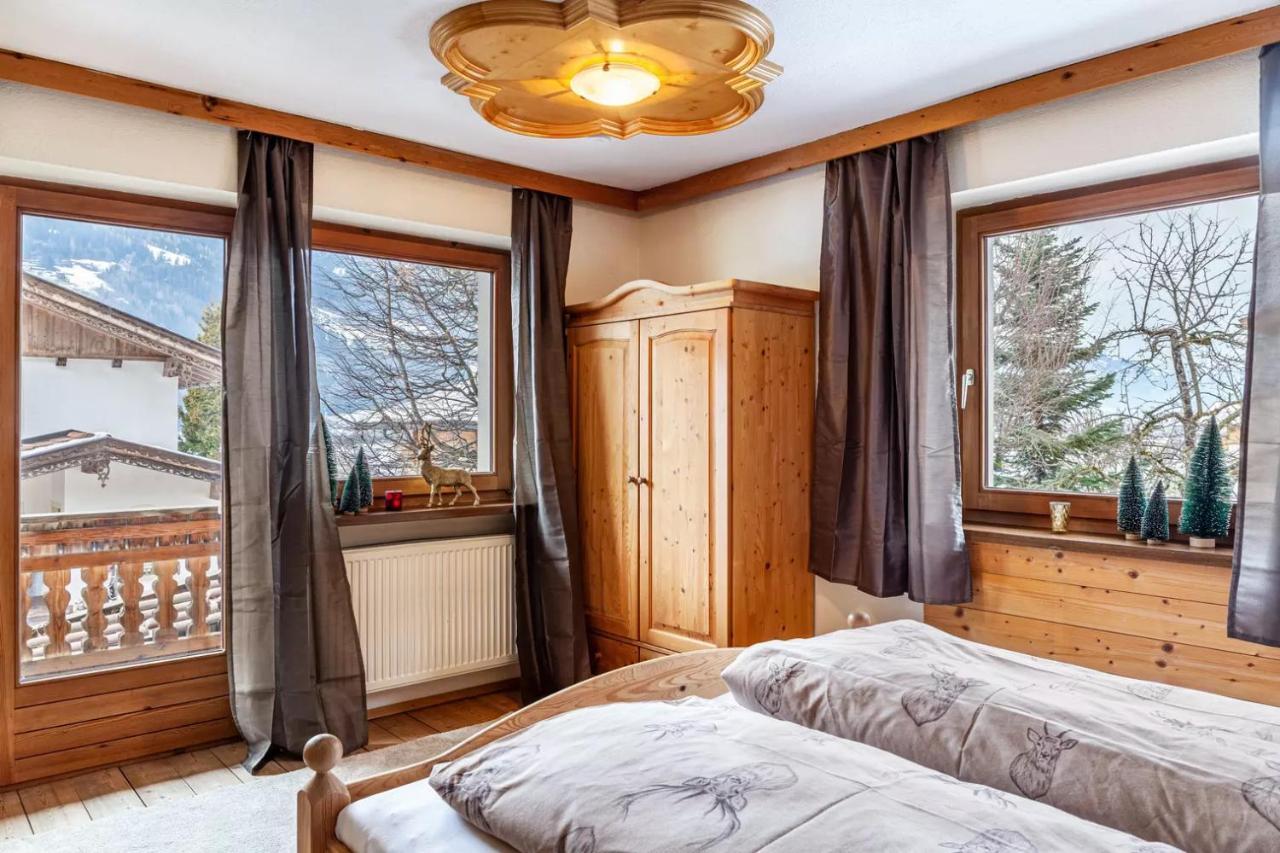 שטום Ferienwohnung Platzhirsch Panorama View Balkon, Gartensauna, Garten, Grillplatz מראה חיצוני תמונה